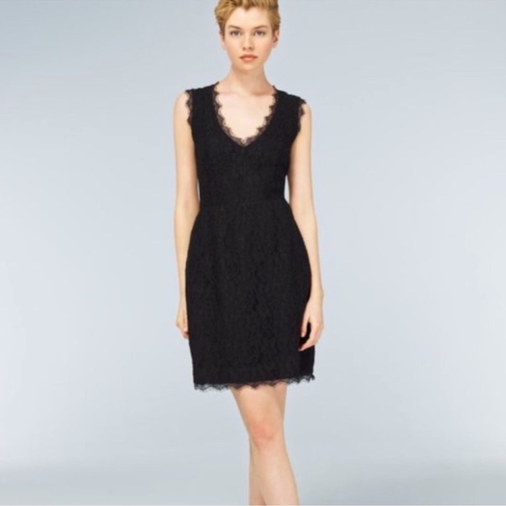 Aritzia Babaton Tobias Black Lace Dress lace back sexy